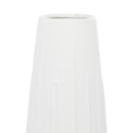 Cosmoliving By Cosmopolitan White Ceramic Contemporary Vase - Image 7