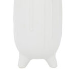 Cosmoliving By Cosmopolitan White Ceramic Contemporary Vase - Image 8
