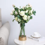 Crichlow Clear & Gold Glass Table Vase (Set of 2) - Image 5