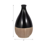 Cynthla Stoneware Ceramic Vase with Textured Design - Modern Decorative Accent for Contemporary and Boho Decor - Image 5