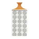 Cyree Ceramic Floral Decorative White Vase with Orange Tops - Image 2