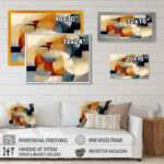 Damore Exploring Abstracted Patterns I - Abstract Geometric Large Wall Art - Image 5