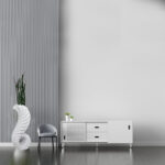 Davisson Tall Classic White Fiberglass Horn Floor Vase, 32 Inch High Unique Decorative for Dried Flower - Image 7