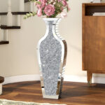 DeGrailly 28" Handmade Glass Floor Vase
