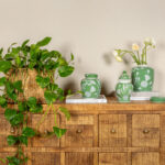 Decorative Ceramic Ginger Jar with Lid - Image 8