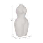 Decorative Torso Vase for Home Decor â€“ Contemporary Sculptural Body Form Flower Vase for Table Decor â€“ Statement Tall Vase for Living Room Decor â€“ 12" - Image 4