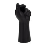 Decorative Vase Stoneware Porcelain Sculptural Hand Shaped Contemporary Art Accent Vessel Abstract Figurative Modern Statement Ceramic Display Piece Bold Artistic Home Decor Statue Form Design - Image 7