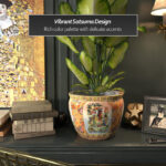 Diandria Horse in Meadow Porcelain Urn - Image 8