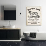 Dirty Dog Soap Co by Daphne Polselli - Graphic Art Print