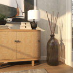 Dorival Recycled Glass Spanish Bottle Decorative Vase - Image 8