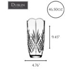 Dublin Crystal Scalloped Vase - Image 5