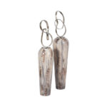 Elegant Metal Vase with Sculptural Accent Modern Glam Iron & Aluminum Decorative Accent - Image 8