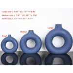 Elsia 3 Piece Handmade Ceramic Table Vase - Image 3