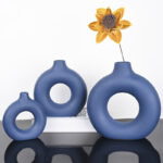 Elsia 3 Piece Handmade Ceramic Table Vase - Image 5