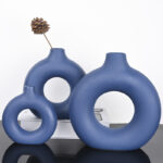 Elsia 3 Piece Handmade Ceramic Table Vase - Image 8