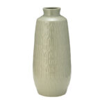 Estancia Modern Vase with Sculpted Embossed Detailing - Sleek Silhouette for Home Decor Styling - Image 3
