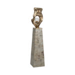 Everly Quinn Gold Senga Floor Bottle - Image 6