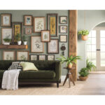 Evy " Olive Leaf Botanical " 4 - Pieces - Image 5