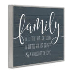 Family Loud Crazy Love by Lettered and Lined - Textual Art Print - Image 2