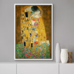 Famous Artwork " The Kiss Painting " by Gustav Klimt - Image 4