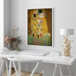 Famous Artwork " The Kiss Painting " by Gustav Klimt - Image 5