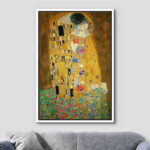 Famous Artwork " The Kiss Painting " by Gustav Klimt - Image 6