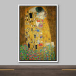 Famous Artwork " The Kiss Painting " by Gustav Klimt - Image 7