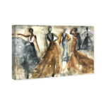 Fashion And Glam " Fashion And Glam Bailando Dress " by Oliver Gal Painting Print - Image 2