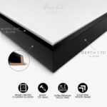 Fashion and Glam Infinite Glam Gold, Glam Gray - Graphic Art on Canvas - Image 4