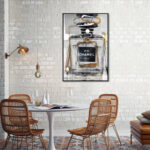 Fashion and Glam Infinite Glam Gold, Glam Gray - Graphic Art on Canvas - Image 5