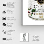 Fashion and Glam Italian Luxe Soup, Glam Black - Graphic Art on Canvas - Image 5