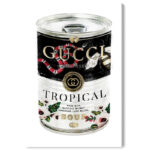 Fashion and Glam Italian Luxe Soup, Glam Black - Graphic Art on Canvas - Image 6