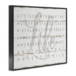 Fenna Life Is Short Smile on Planked Look' Graphic Art Print - Image 8