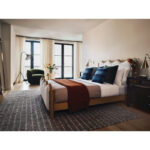 Fieldway Organic Shaped Stoneware Vase with Wavy Pattern Exterior - Image 2