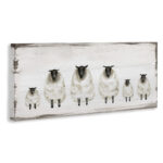 Fluffy Farm Sheep Herd Rustic Country Animals - Image 2