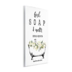 Fresh Soap And Water Bath Tub Bathroom Design - Graphic Art Print - Image 2