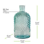 Fresno Handmade Glass Decorative Bottle - Image 4