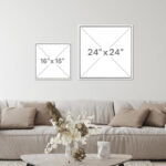 Geometric Abstract Line Minimalist - Canvas Master Bedroom Wall Art Work 2 Pieces Print - Image 4