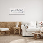 Give to God and Sleep Motivational Bedtime Phrase by Natalie Carpentieri - Textual Art - Image 4