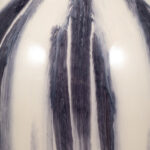 Glam Glass Vase with Sculptural Silhouette and Elegant Contemporary Design for Modern Home Decor Display Accent - Image 3