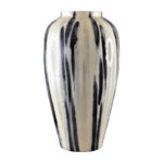 Glam Glass Vase with Sculptural Silhouette and Elegant Contemporary Design for Modern Home Decor Display Accent - Image 8