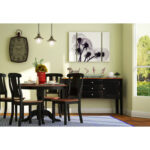 Glass Bottles on a Rectangle Metal Tray with Handles - Image 5