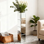 Gudrun Handmade Square Glass Floor Vase - Image 2