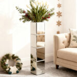 Gudrun Handmade Square Glass Floor Vase