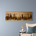 Haimes " Pine Tree Sunset " by Parvez Taj - Image 2