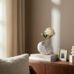 Handcrafted Earthenware Pottery Vase with Textured Detailing - Modern Decorative Accent - Image 4