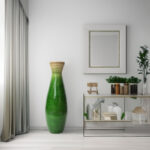 Handmade Wood Floor Vase - Image 2