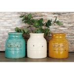 Harford Ceramic Decorative Urns & Jars (Set of 3) - Image 2