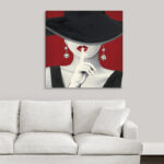 Haute Chapeau " Haute Chapeau Rouge I " - Image 3