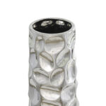Hazen Gold Ceramic Geometric Bubble Decorative Vase with Concaved Circles, 8" x 8" x 39" - Image 3
